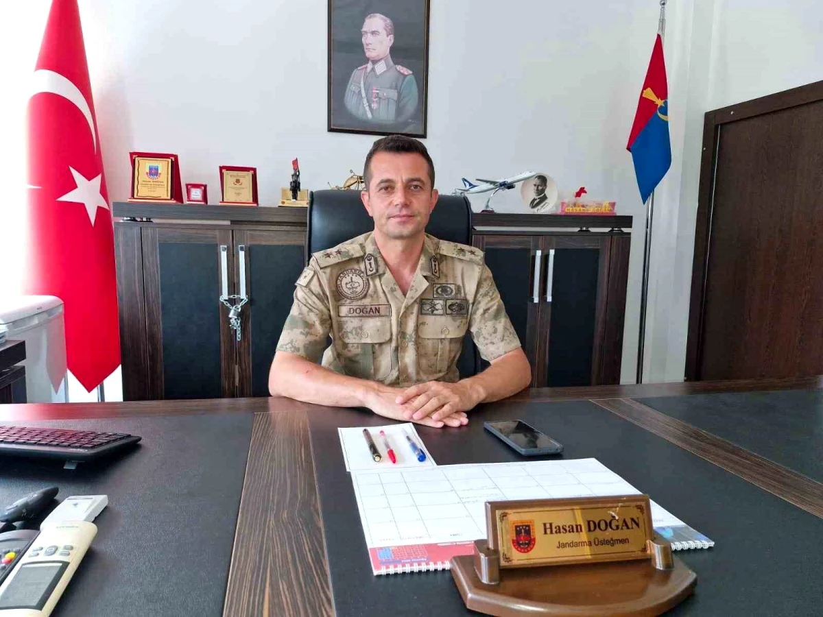 Payas İlçe Jandarma Komutanı Üsteğmen Hasan Doğan Göreve Başladı